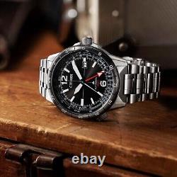 CITIZEN PROMASTER SKY NB6046-59E Automatic GMT Black Dial Date Display Men Watch