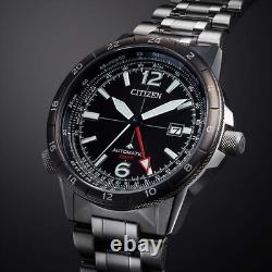 CITIZEN PROMASTER Sky NB6046-59E GMT Mechanical Automatic Watch Black 44.5mm