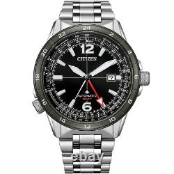 CITIZEN PROMASTER Sky NB6046-59E GMT Mechanical Automatic Watch Black 44.5mm