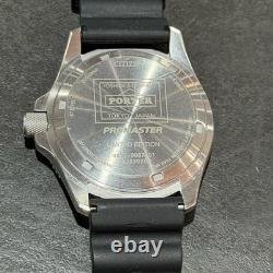 CITIZEN Porter GMT World Time Solar Watch Black Not Fully Charged