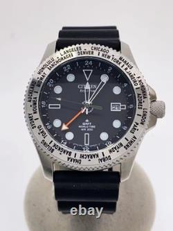 CITIZEN x PORTER Collabo GMT World Time Analog Quartz 47mm japan w Box