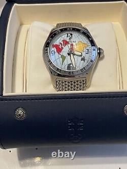 CORUM Bubble XL GMT Watch World Map Automatic. Ref# 383-150-20 Swiss Made 45mm