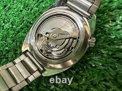 Ca 1969 Vintage Seiko 6117-6400 World Time Gmt Automatic Watch Ultra Rare 41mm