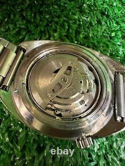 Ca 1969 Vintage Seiko 6117-6400 World Time Gmt Automatic Watch Ultra Rare 41mm