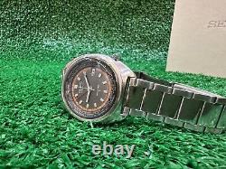 Ca 1969 Vintage Seiko 6117-6400 World Time Gmt Automatic Watch Ultra Rare 41mm