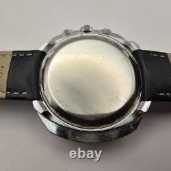 Capion Gmt Mens Watch Stainless Steel 17j Manual Winding World Time & Date