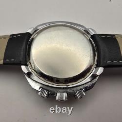 Capion Gmt Mens Watch Stainless Steel 17j Manual Winding World Time & Date