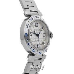 Cartier Pasha C GMT Automatic 35mm Steel Bracelet Watch W31029M7