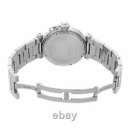 Cartier Pasha GMT Stainless Steel Silver Dial Automatic Unisex Watch W31029M7