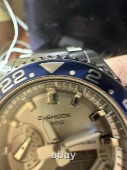 Casio 2100 GMT 2 Pepsi bezel Rolex Oak! 316 l Grade Stainless Steel. Stunning