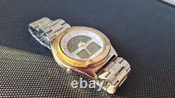 Casio Aw-211u World Time Gmt Analog Digital Two Tone Jdm Vintage Aq Ad Aw-21