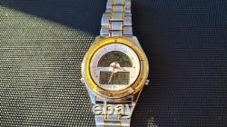 Casio Aw-211u World Time Gmt Analog Digital Two Tone Jdm Vintage Aq Ad Aw-21