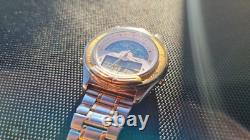 Casio Aw-211u World Time Gmt Analog Digital Two Tone Jdm Vintage Aq Ad Aw-21