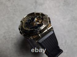 Casio G Shock GM110G Gold World Time Watch Mens Digital ShockResist GMT