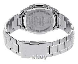 Casio Silver Mens Analogue-Digital Watch Radio Controlled Watches