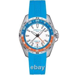 Certina DS-X GMT 41.2mm White Dial Men's Watch C0474521701100