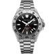Cestrian Ocean Series Men's Watch CO-BKS001 Black Dial Steel Bracelet GMT 200M
