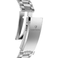 Cestrian Ocean Series Men's Watch CO-BKS001 Black Dial Steel Bracelet GMT 200M