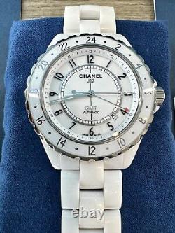 Chanel J12 GMT Watch, White Ceramic, 42mm, #1 of 2000 Made, H2126, eBay Verified