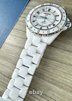 Chanel J12 GMT Watch, White Ceramic, 42mm, #1 of 2000 Made, H2126, eBay Verified