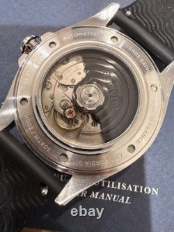 Charlie Paris Concordia GMT Automatic Watch Men's Black