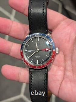 Christopher Ward C65 Trident GMT Pepsi Watch + Two Leather Bands + Case + Papers