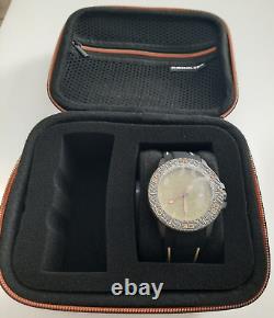 Chronologia Canyoneer Moss Green Swiss GMT Quartz 46 mm w Silicone Strap