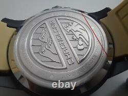 Chronologia Canyoneer Moss Green Swiss GMT Quartz 46 mm w Silicone Strap