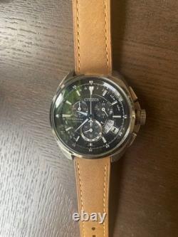 Citizen Attesa Eco Drive World Time Chronograph Wristwatch Solar Powered GMT