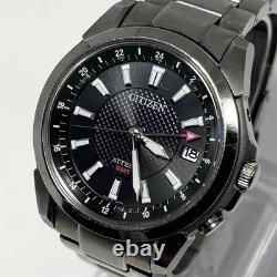 Citizen Attesa GMT Eco Drive Solar World Time Watch 37mm Mens Wrist 16cm