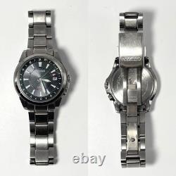 Citizen Attesa GMT Eco Drive Solar World Time Watch 37mm Mens Wrist 16cm