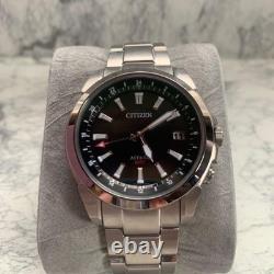 Citizen Attesa GMT Solar Titanium Watch 42mm World Time Quartz Lightweight