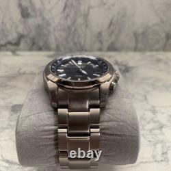 Citizen Attesa GMT Solar Titanium Watch 42mm World Time Quartz Lightweight