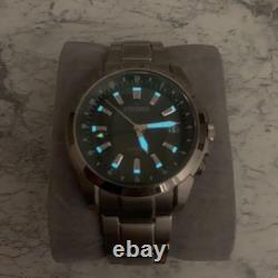 Citizen Attesa GMT Solar Titanium Watch 42mm World Time Quartz Lightweight