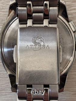 Citizen Attesa GMT Watch World Time Quartz H116 T012612 Mens wrist 16cm