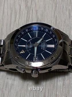 Citizen Attesa GMT Watch World Time Quartz H116 T012612 Mens wrist 16cm