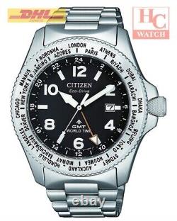 Citizen BJ7100-82E Eco-Drive Promaster Land GMT Worldtime Analog Men's Watch