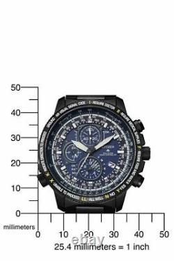 Citizen Black Mens Chronograph Watch Promaster AT8195-85L