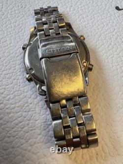 Citizen C300 E80044 World Time Chronograph UTC GMT Timer Stopwatch Alarm 42mm uk