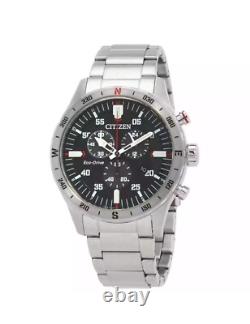 Citizen Chronograph GMT Black Dial Men's Watch AT2520-89E