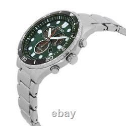 Citizen Chronograph GMT Green Dial Men's Watch AT2561-81X