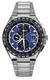 Citizen Eco-Drive GMT Chronograph Titanium Blue Dial 100M Men's Watch AT8238-84L