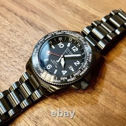 Citizen Eco Drive GMT World Time ProMaster BJ7107 83E Watch Timepiece