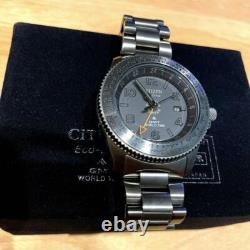 Citizen Eco-Drive Limited Edition Porter GMT Worldtime Gray Quartz Men's Watch