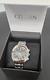 Citizen Eco-Drive Men's Carson Chronograph GMT Date Silver Watch 43MM CA4540-54E