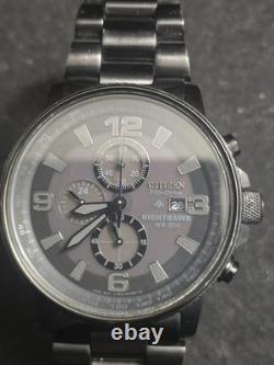 Citizen Eco-Drive Nighthawk WR200 Date Black Watch