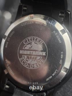 Citizen Eco-Drive Nighthawk WR200 Date Black Watch