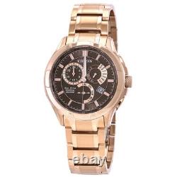 Citizen Eco-Drive Perpetual GMT Brown Dial Men's Watch BL8163-50X