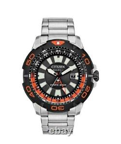 Citizen Eco-Drive Promaster GMT Men's Silver-Tone 44mm Diver's Watch BJ7129-56E