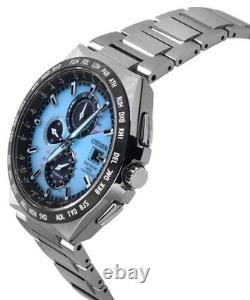 Citizen Eco-Drive Radio Controlled GMT Super Titanium AT8238-84M Mens Watch